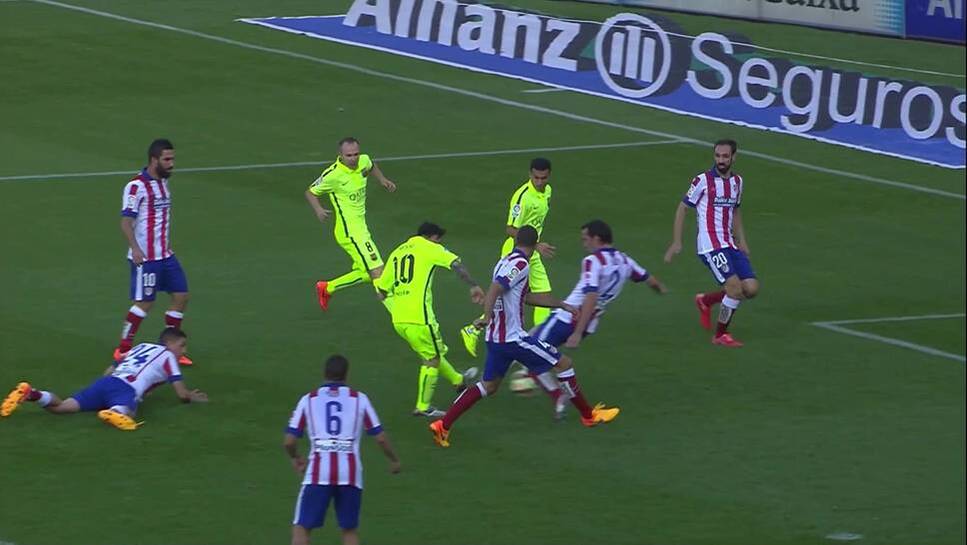 When Atlético Madrid and FC Barcelona meet, spectacle is guaranteed - as this Best of from past duels impressively proves.