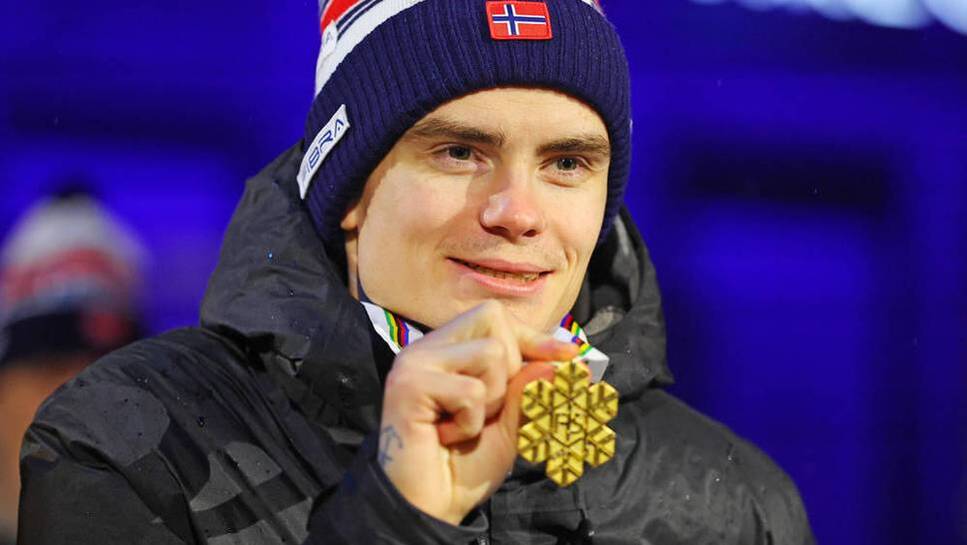 Marius Lindvik had won World Cup gold ahead of Andreas Wellinger