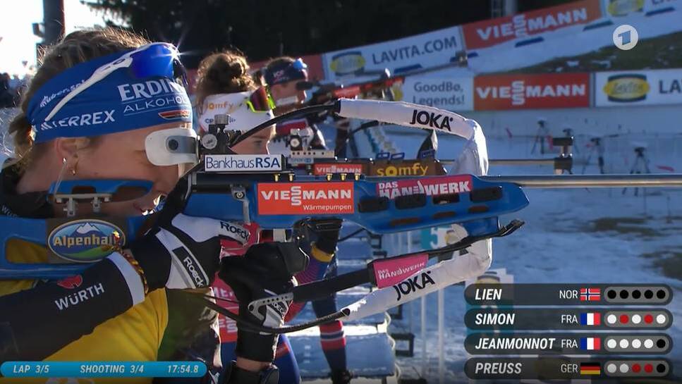 The German biathlete Franziska Preuss has allowed herself a decisive mistake to persecute Oslo.