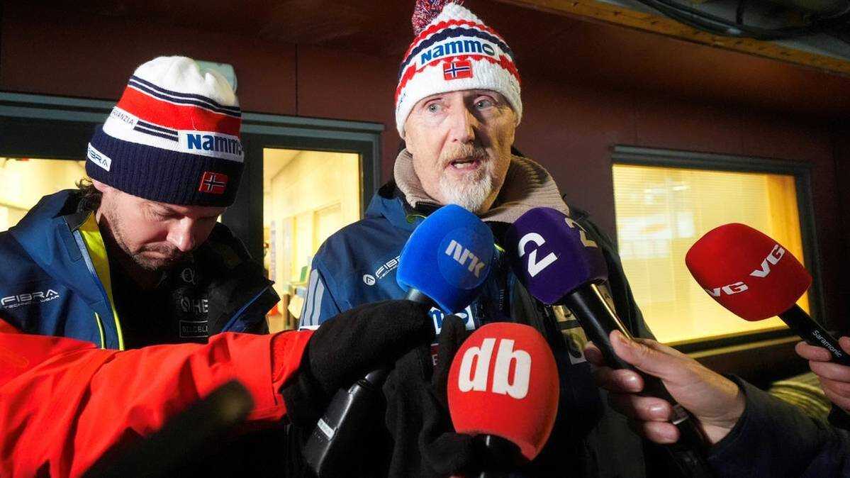 Jan Erik Aalbu (right) and coach Magnus Brevik
