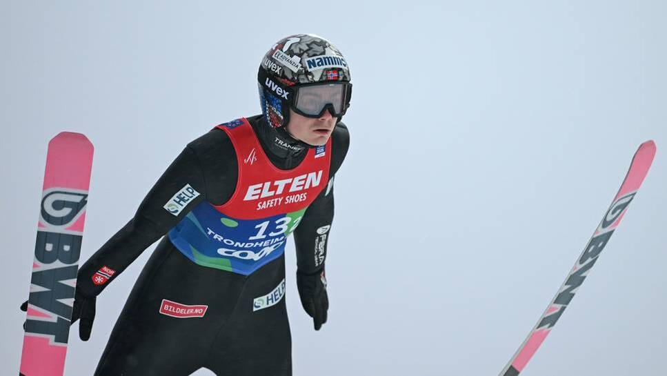 World champion of the little ski jump: Marius Lindvik