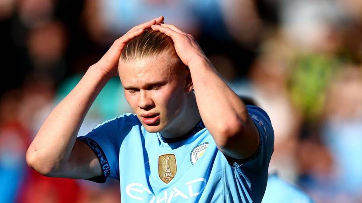 Erling Haaland missed a penalty