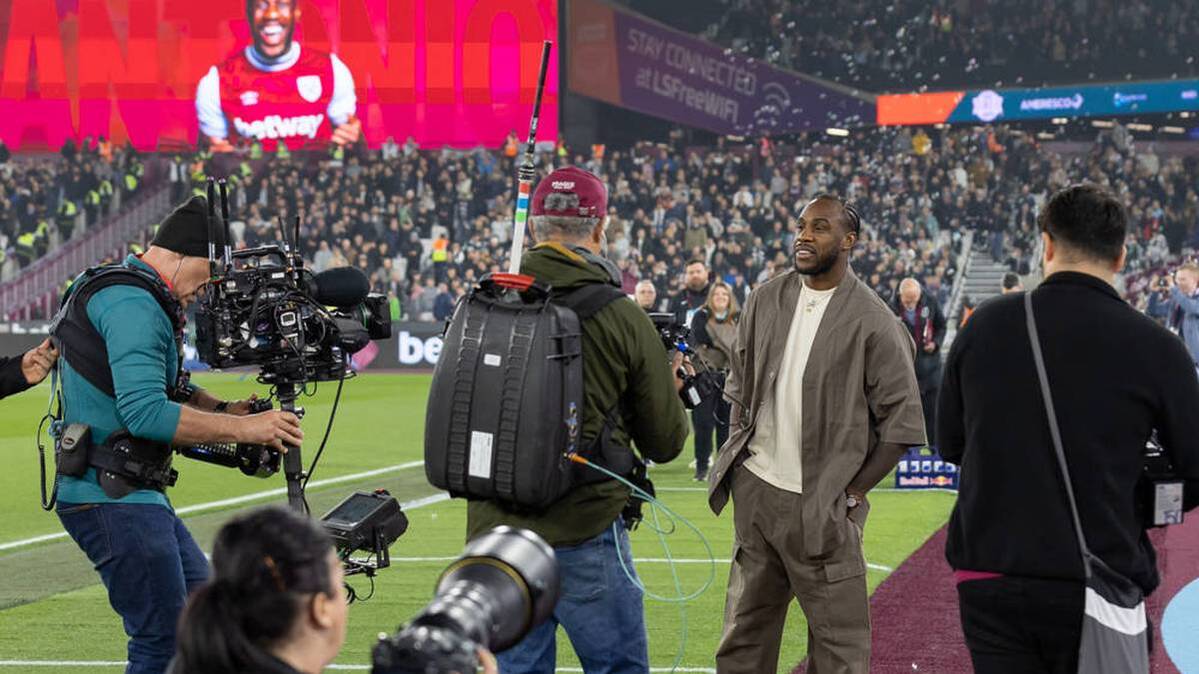 Michail Antonio was celebrated by their own fans