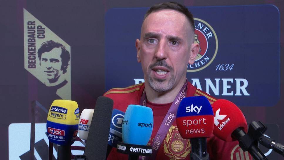 Bayern legend Franck Ribery talks about the "Kaiser", FC Bayern and Michael Olise as possible "next Ribery" as part of the Beckenbauer Cup.