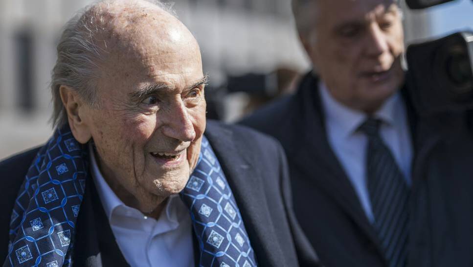 Blatter was FIFA President until 2015
