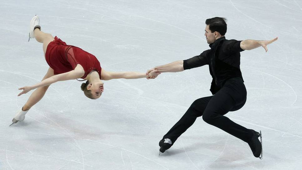 Minerva-Fabienne Hase and Nikita Volodin are on course