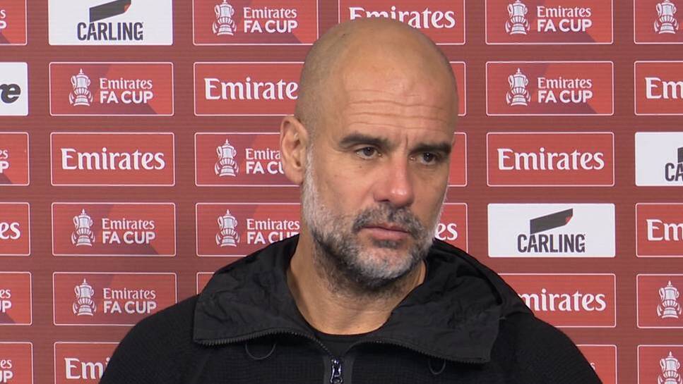 Pep Guardiola criticizes the balls that are used in the FA Cup. The players and coaches would complain for years that they are difficult to control.