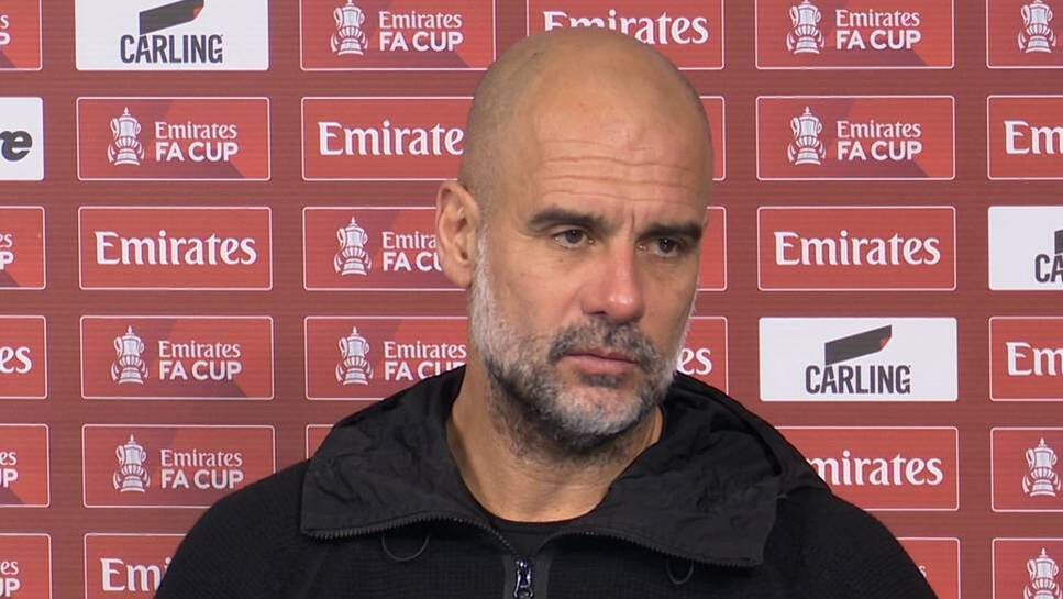 Pep Guardiola criticizes the balls that are used in the FA Cup. The players and coaches would complain for years that they are difficult to control.