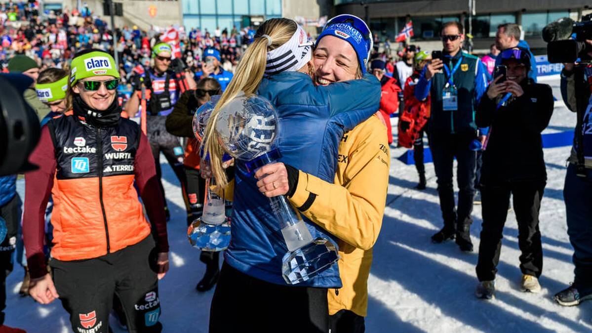 Franziska Preuss in the Siegestaumel am Holmenkollen in Oslo