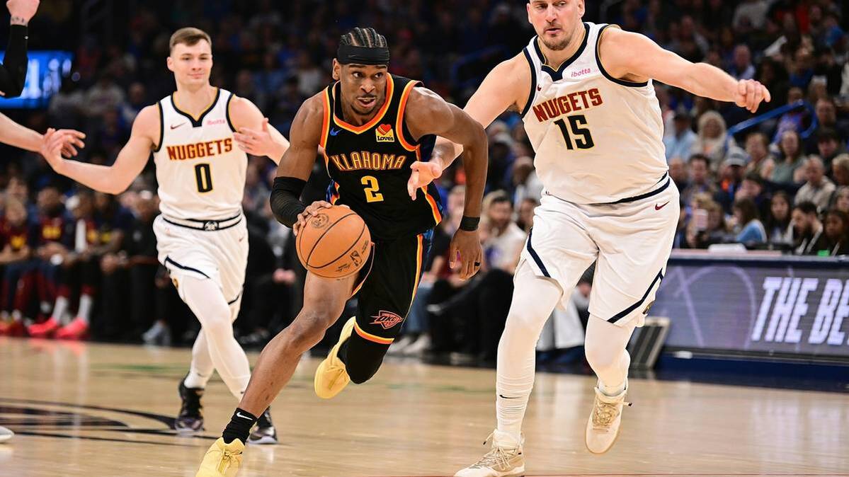 Shai Gilgeous-Alexander leaves Nikola Jokic
