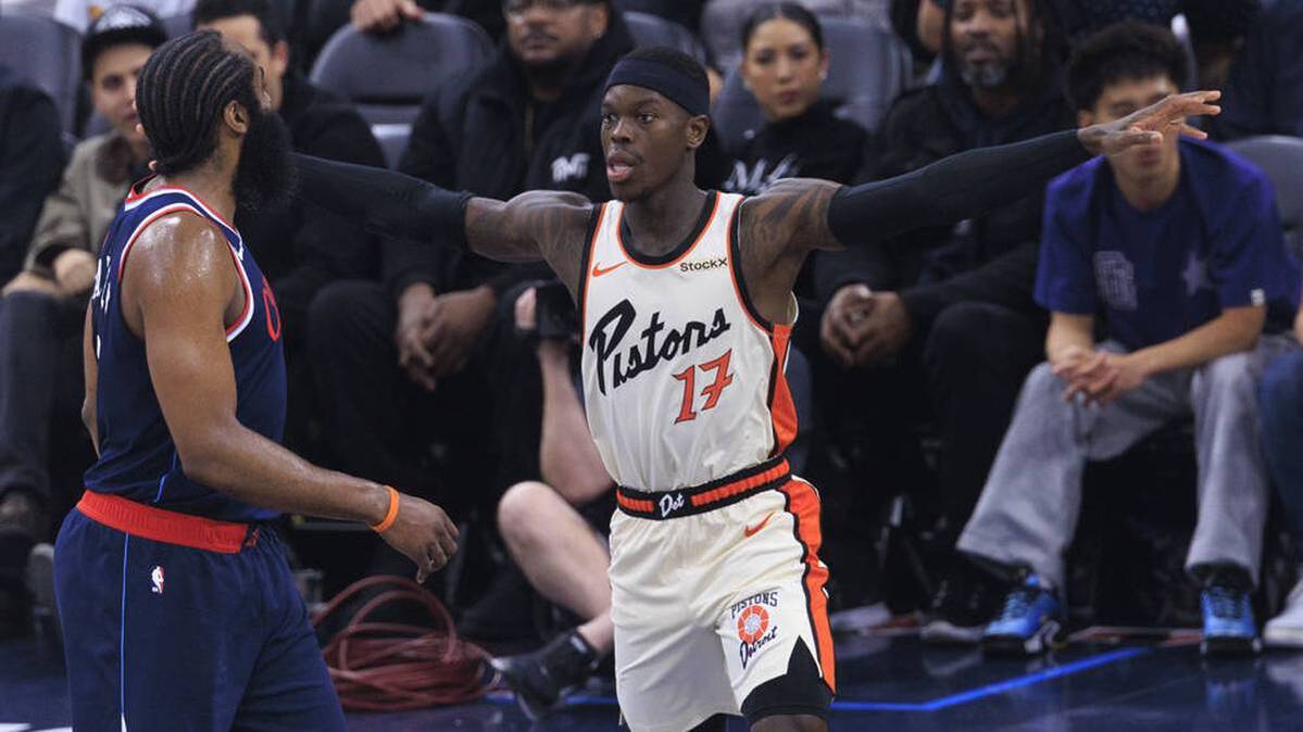 Dennis Schröder is on playoff course with the Detroit Pistons