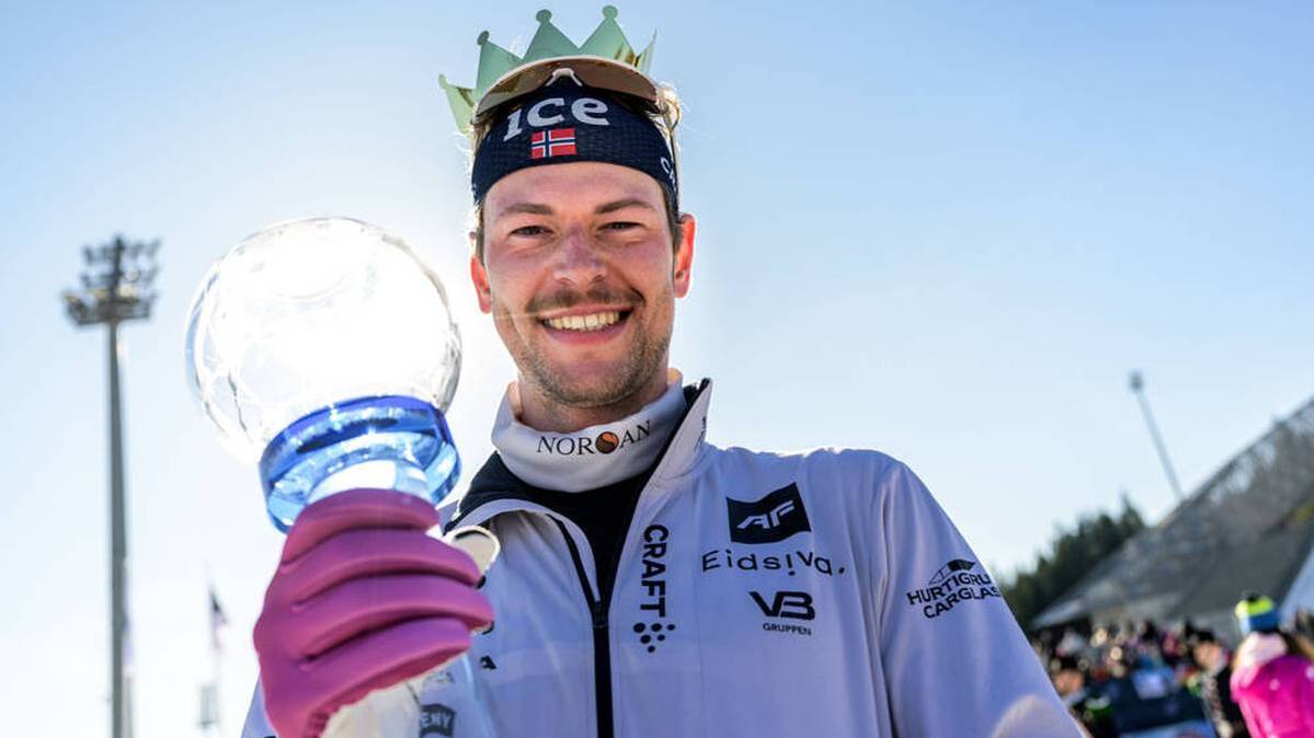 Sturla Holm Laegreid secured the overall World Cup in the biathlon on Saturday