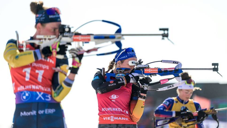 Preuss (right) and JeanMonnot in the final shooting