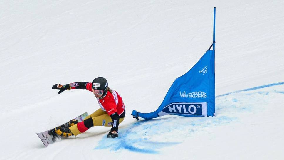 Ramona Hofmeister at the World Cup final in Winterberg