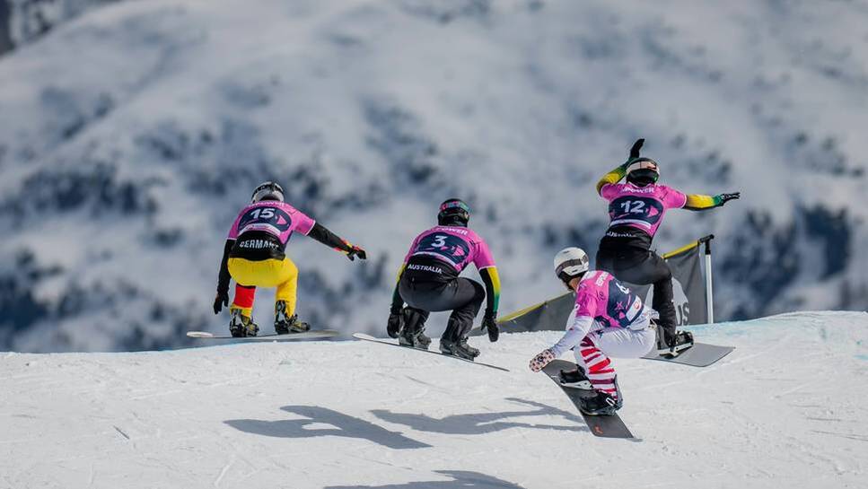 Martin Nörl (left) at the World Cup in St. Moritz
