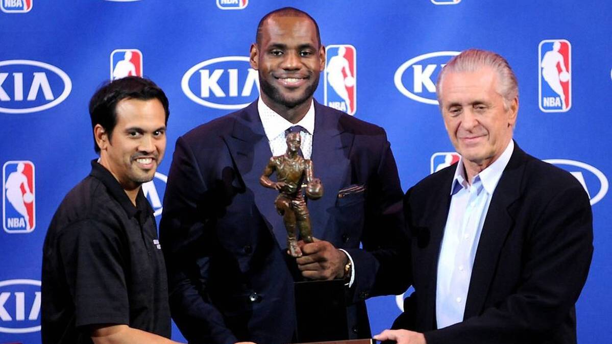 LeBron James was mastered in 2013 under Team President Pat Riley Meister and MVP