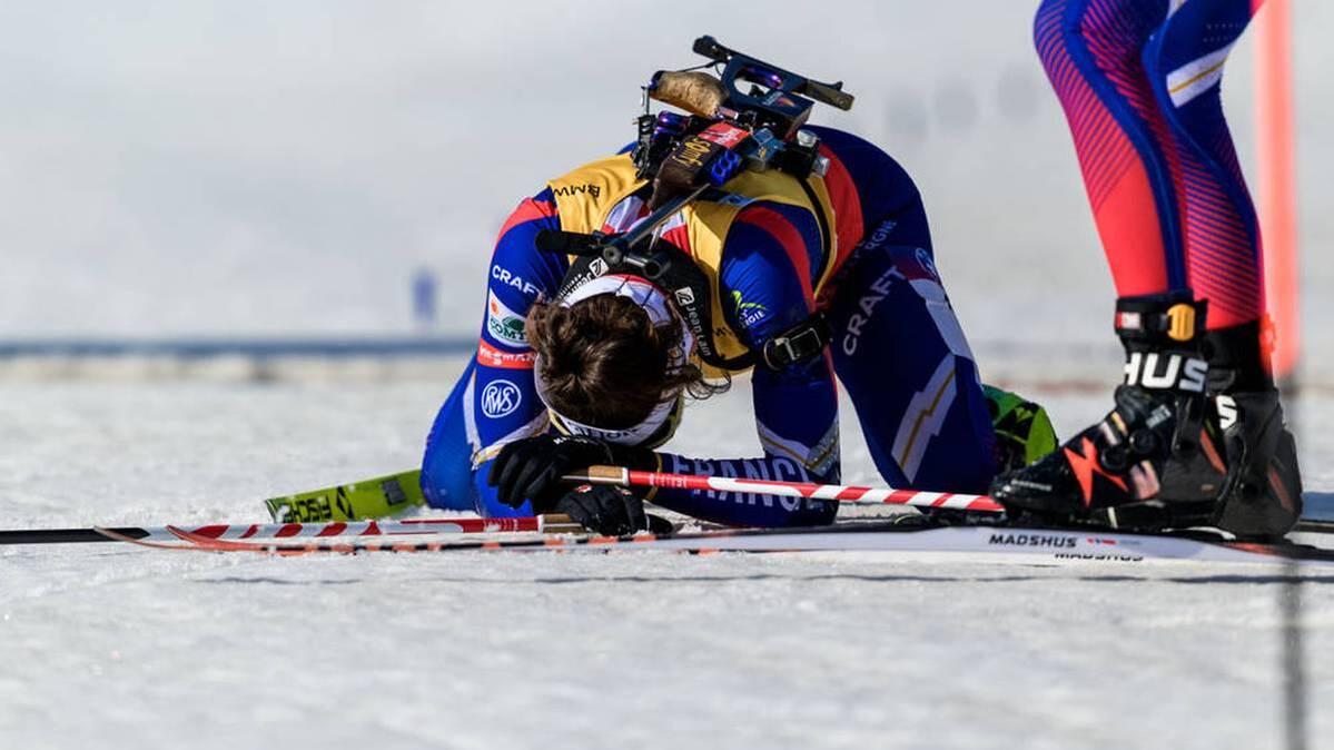 Lou JeanMonnot was destroyed after the finish