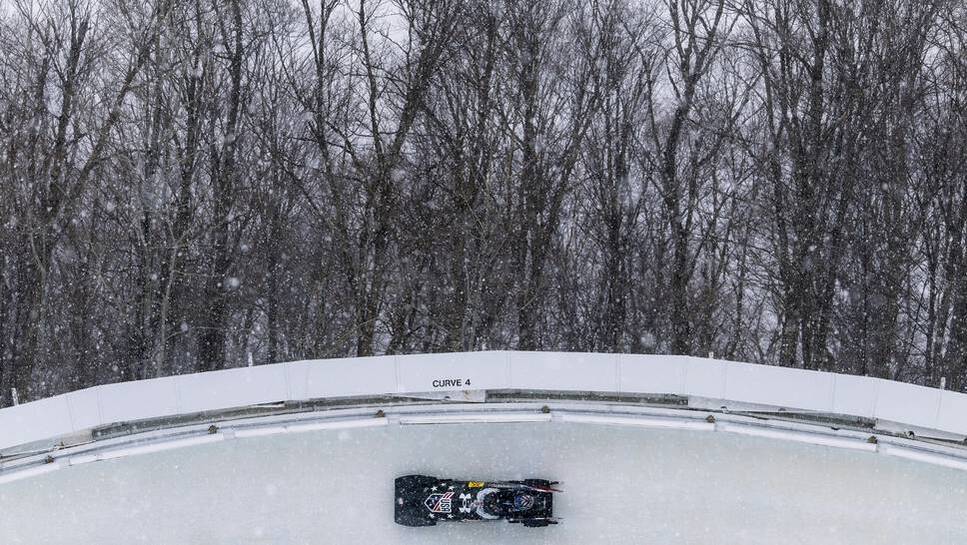 Lake Placid's ice channel