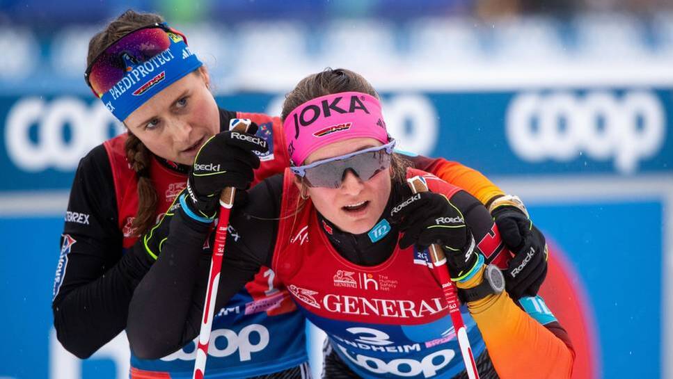 No DM for Katharina Hennig (left) and Laura Gimmler