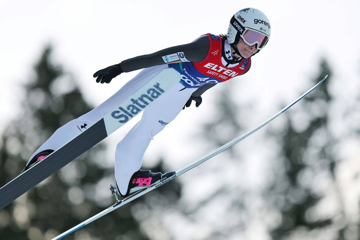 At the World Cup revanche in Oslo, the German women clearly have a look against the Slovenian high-flyer.
