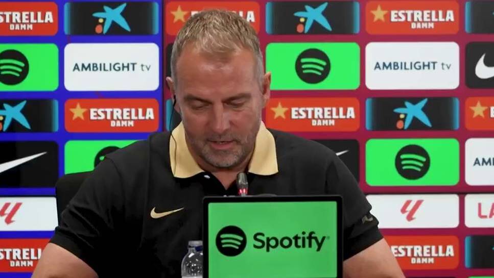 Barça trainer Hansi Flick is once again faced with a possible contract extension. In the PK before the game against Leganés, the trainer talks about the topic for almost five minutes.