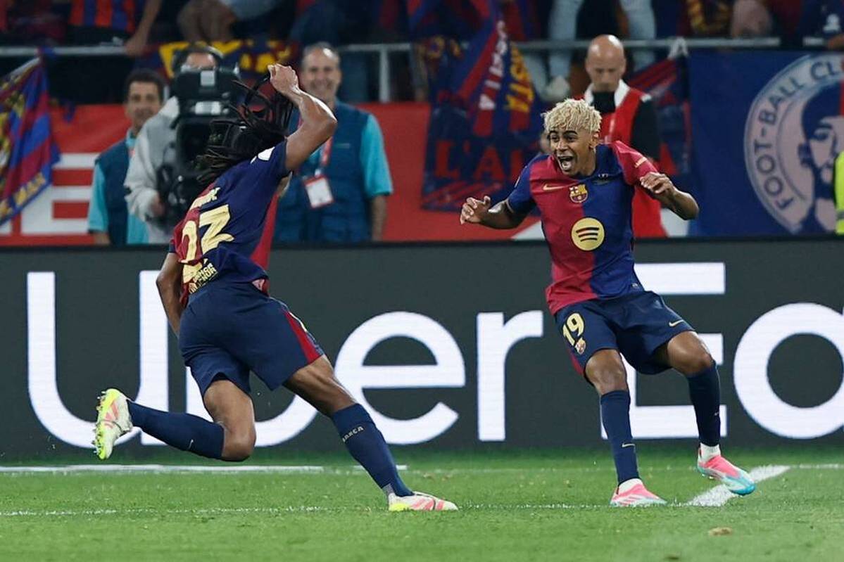 FC Barcelona is a Spanish cup winner. The Hansi Flick team wrestles in the final Madrid final after extension.