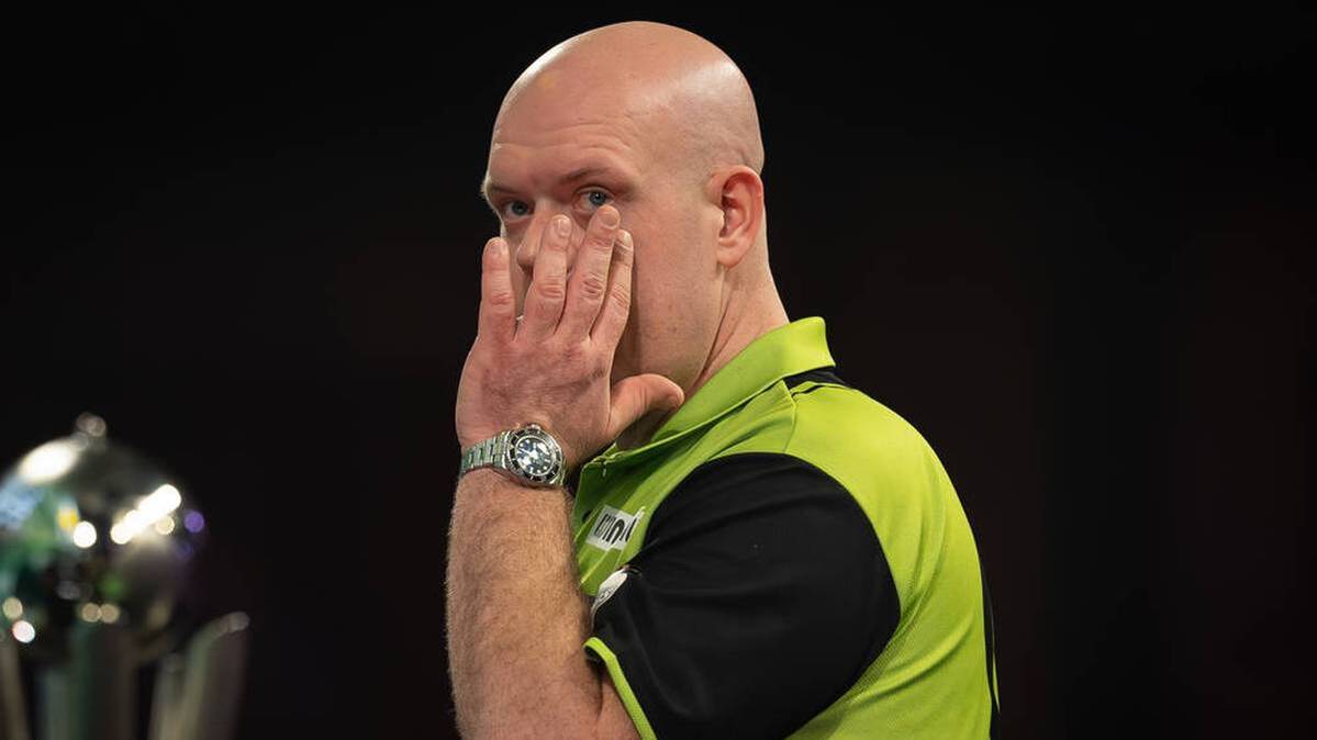 Michael van Gerwen suffered a curious injury