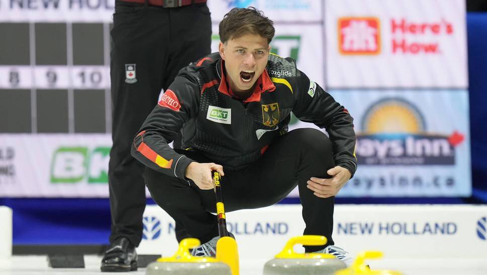 The Germans around Skip Marc Muskatewitz missed a surprise