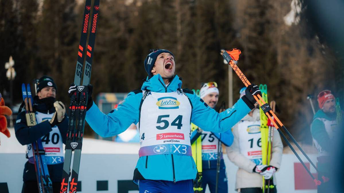Tommaso Giacomel also demonstrated his skills in cross -country skiing