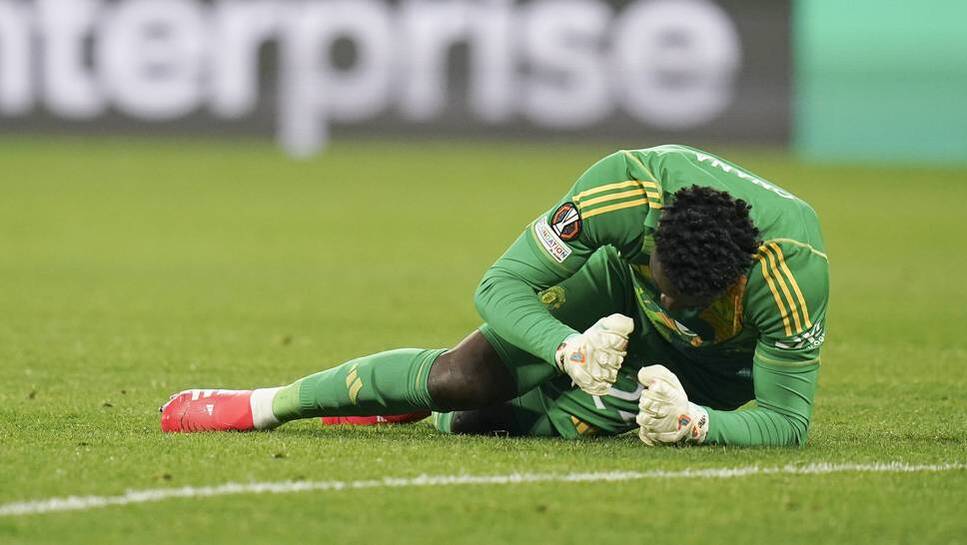 Manudt coach Ruben Amorim talks about Andre Onanas Patzer in the Europa League and what consequences the goalkeeper's action could have.