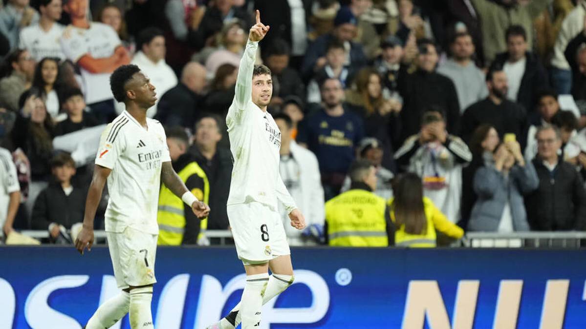 Federico Valverde shot Real Madrid to victory against Athletic Bilbao