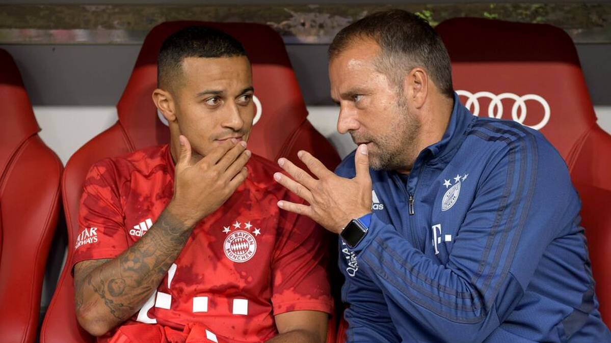 Worked together at FC Bayern: Thiago and Hansi Flick