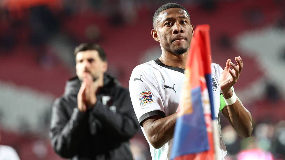 David Alaba is captain of the Austrian national team