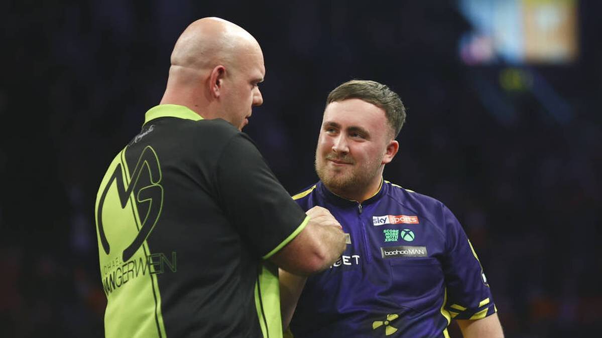 Michael van Gerwen sees the hype critical in the Luke Littler