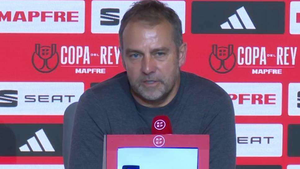 Barcelona is strong in the final phase of the season and moves into the Copa del Rey final with a 1-0 in the second leg against Atletico. Trainer Hansi Flick is looking forward to the development since the winter break.
