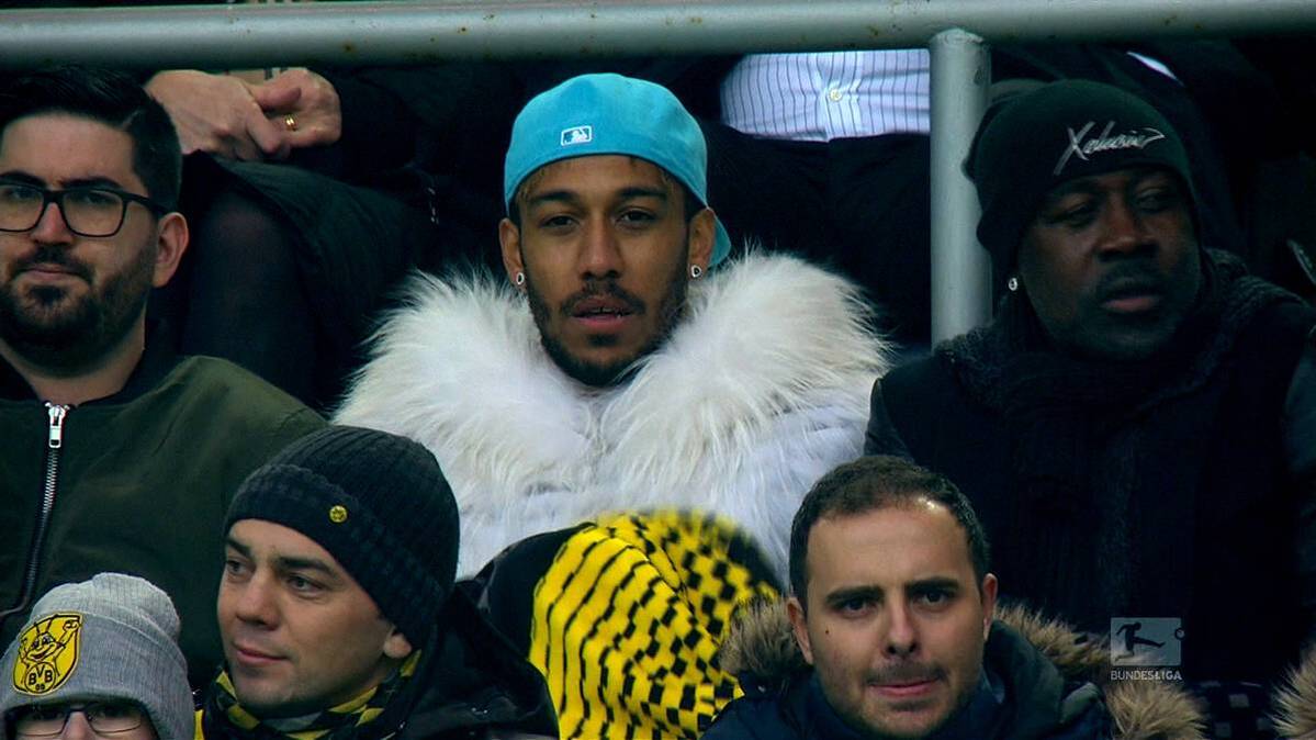 The then Dortmund Center Forward Pierre Emerick Aubameyang: Always Good for a Surprise.