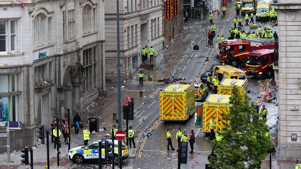 The FC Liverpool Championship Parade was overhadowed by an accident