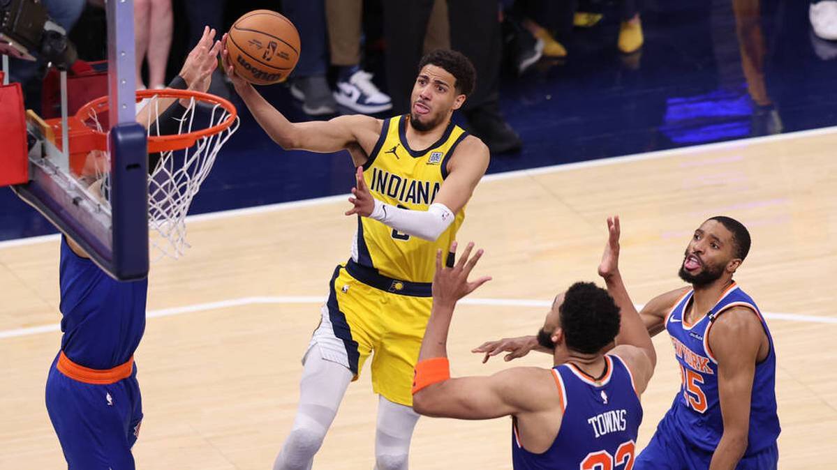 Tyrese Haliburton Towered Over in Game Four Against The New York Knicks