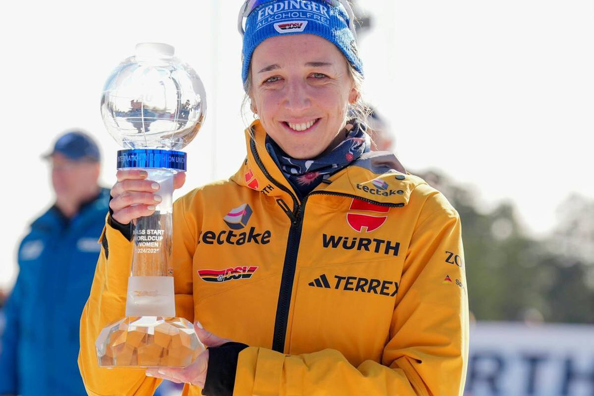 Franziska Preuß even avoided the Biathlon World Cup near Freund Simon Schempp. "Separate beds, separate bathrooms" - so her dream came true.