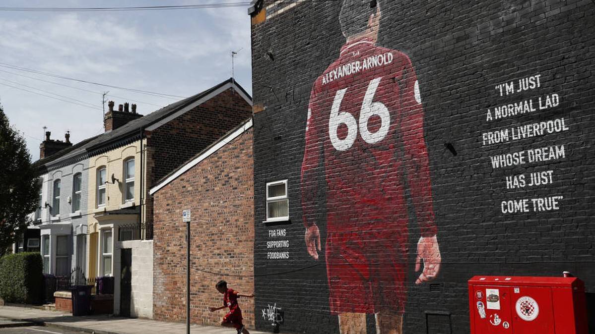 Trent Alexander-Arnold has his own mural in Liverpool