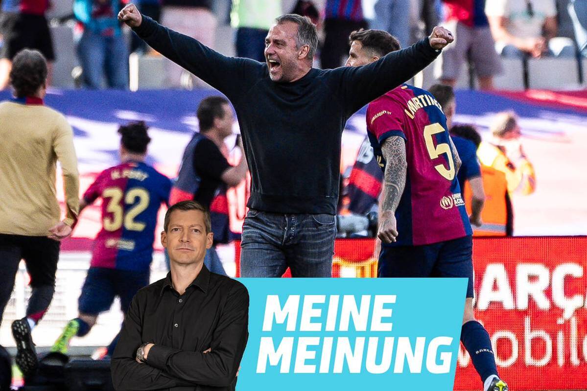 Hansi Flick conquers Barca, contrary to expectations, in the storm - now he has to preserve success. The Sport1 comment.