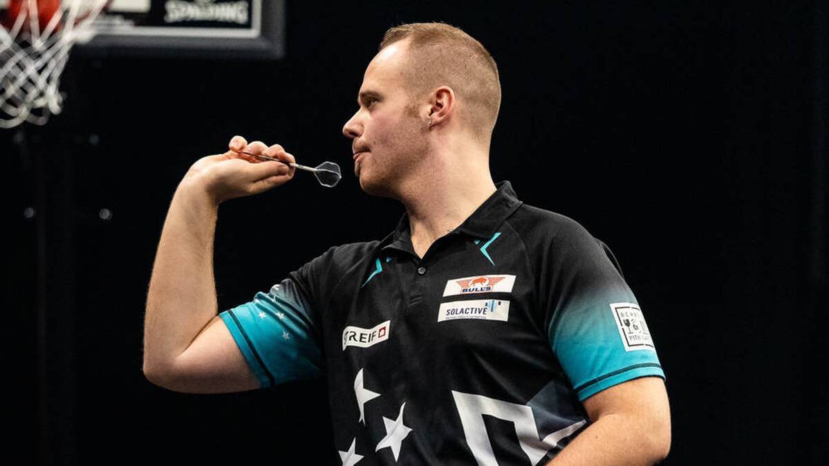 Max Hopp is leaving the European Darts Grand Prix