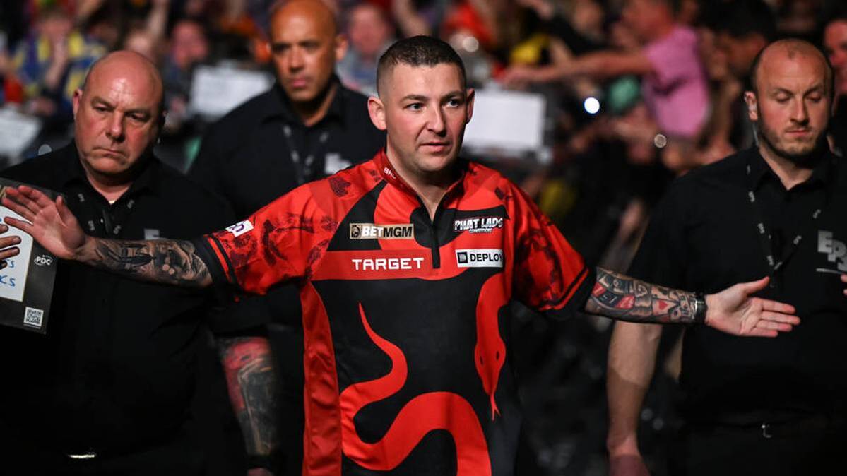 Nathan Aspinall is one of the top stars of the darts