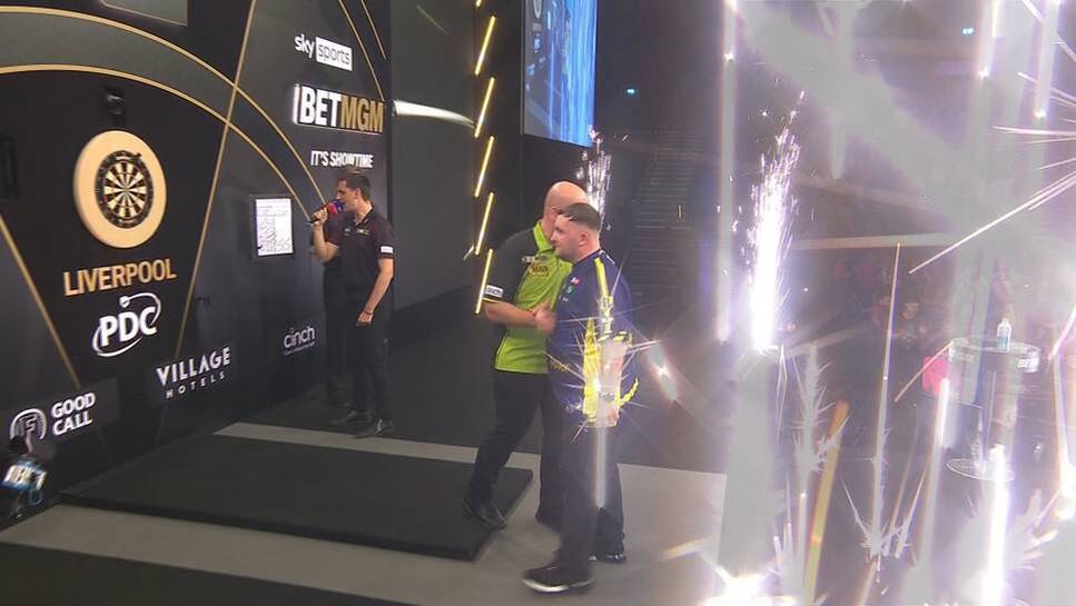 Michael van Gerwen beats Luke Littler spectacularly on the Zwemier matchday of the Premier League of Darts in the quarter -finals after a 0: 4 deceit.