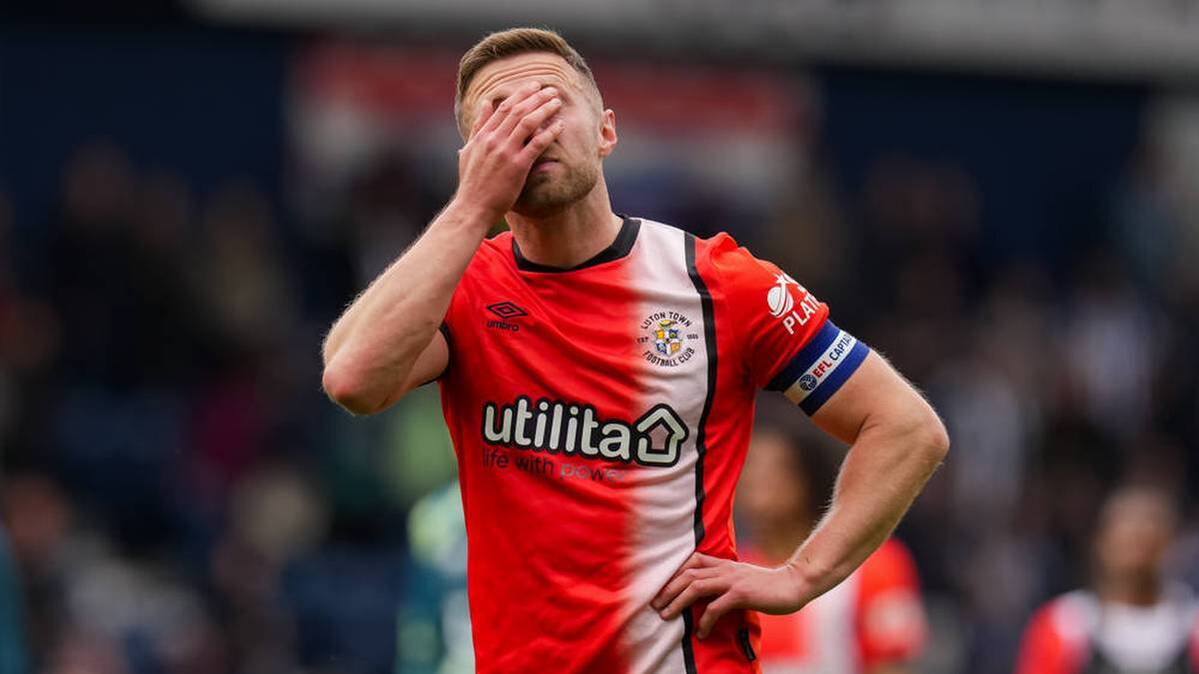Jordan Clark gets off with Luton Town
