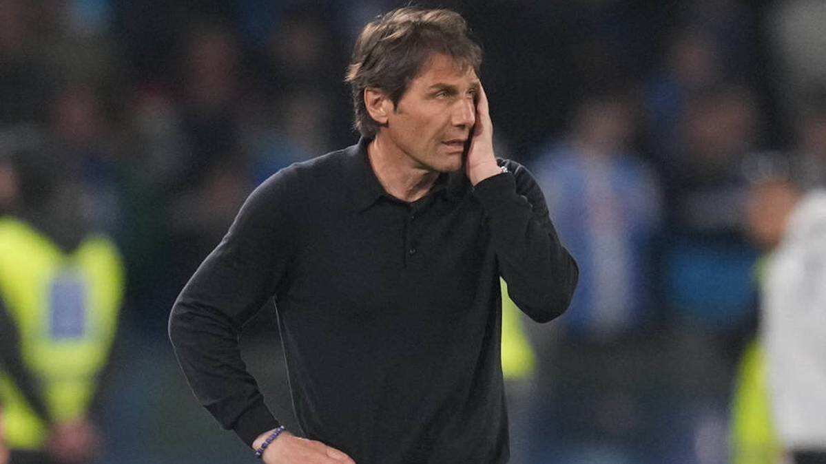 Antonio Conte is worried about the Scudetto after the Naples' slip against Genoa