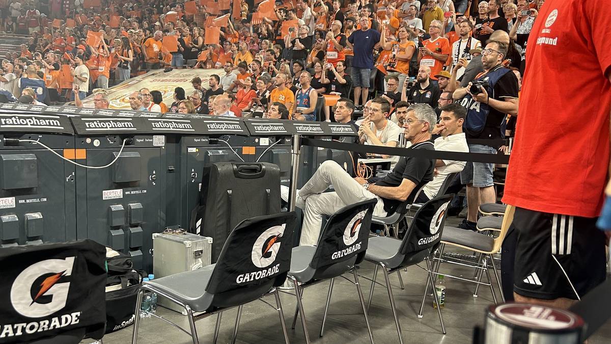 Herbert Hainer followed the game in Ulm on site