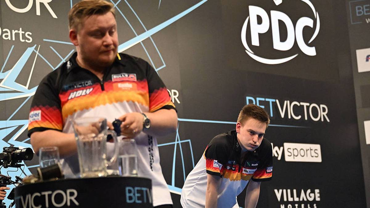 Martin Schindler (left) and Ricardo Pietreczko first represented Germany together at the World Cup of Darts
