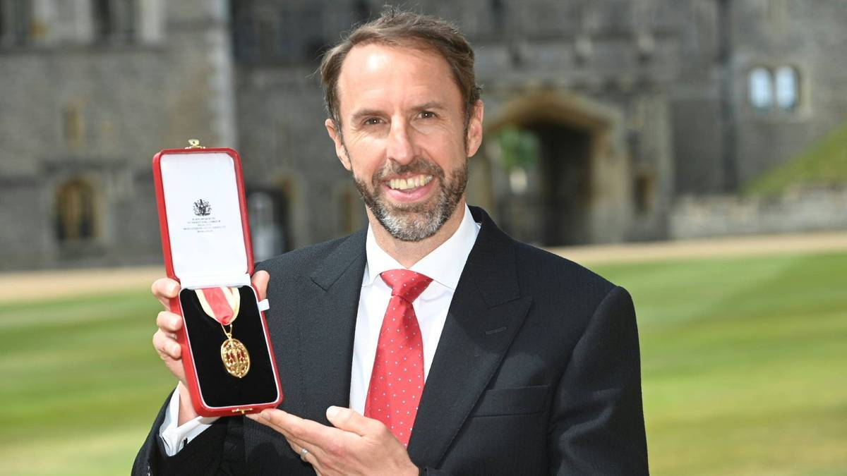 Southgate is given a special honor