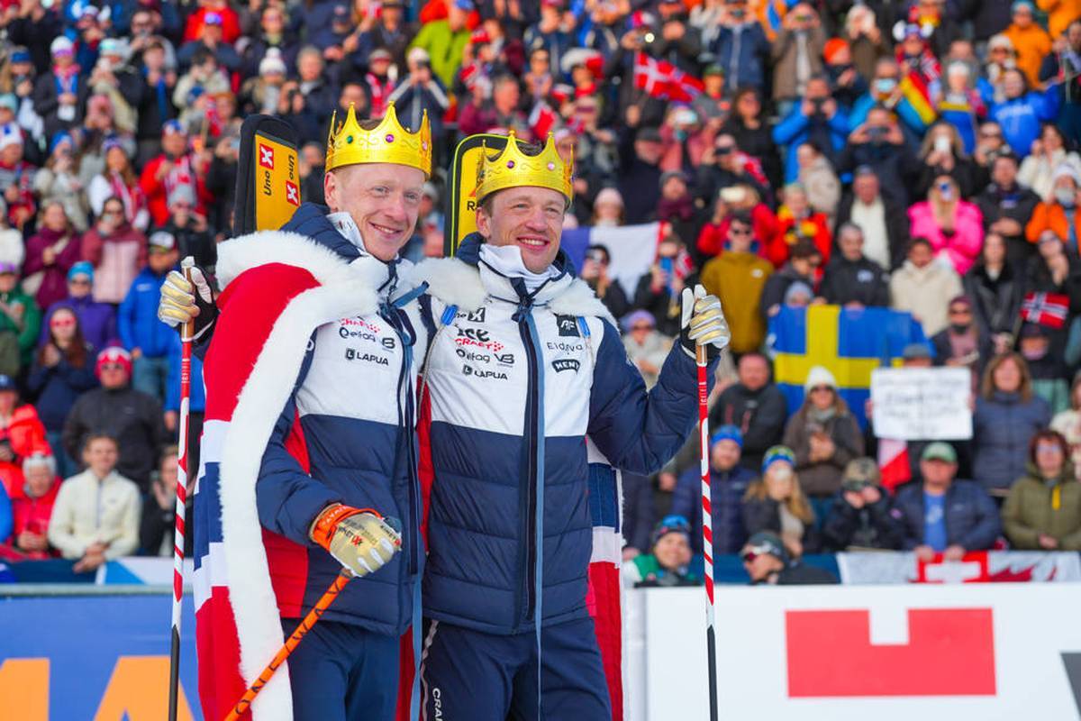 Actually, Johannes Thingnes and Tarjei Böben resigned. But now they celebrate a unique short comeback in the biathlon.